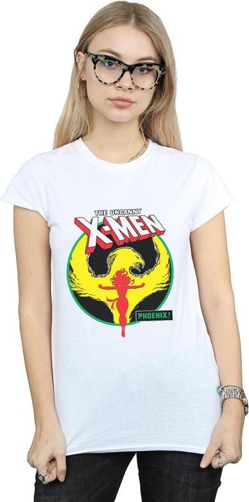 Actual product image Womens/Ladies X-Men Phoenix Circle Cotton T-Shirt (XXL)