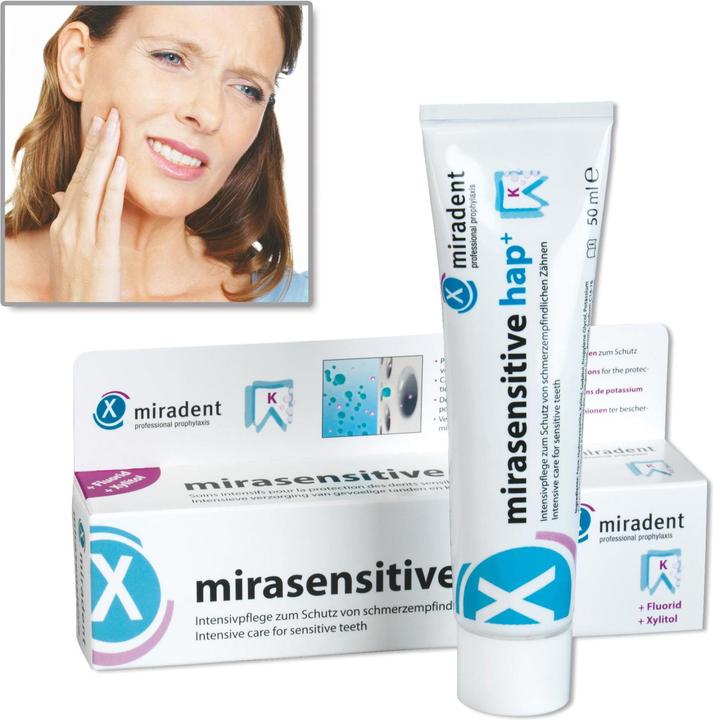 Actual product image Miradent Mirasensitive hap+ Intensive Care (50 ml)