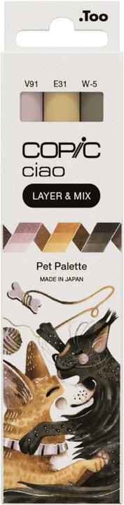 Produktbild Copic CIAO - Marker (B-95 Light Grayish, W-5 Warm Gray No. 5, E-31 Brick Beige, 6 mm, 3 x)