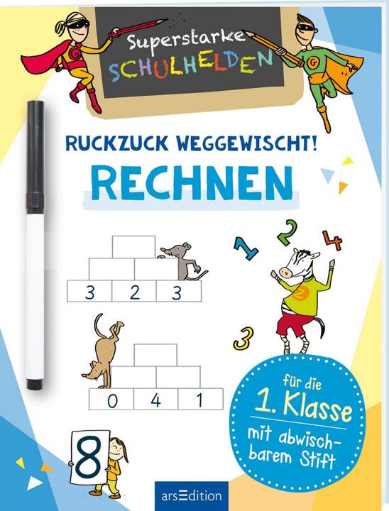 Image du produit Superstarke Schulhelden - Ruckzuck weggewischt! Rechnen (Allemand, Bec de Dunja, 2020)