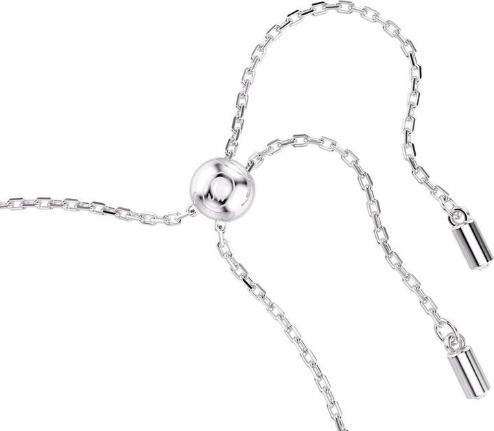 Image du produit Swarovski x Ariana Grande Armband Kristallperle Rundschliff Weiss Rhodiniert (24 cm, Métal Swarovski)
