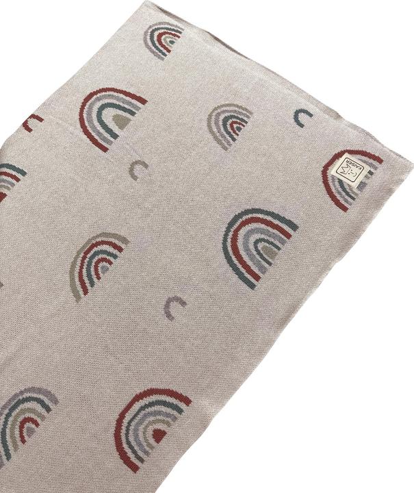 Actual product image Kaiser Baby blanket Rainbow natural combo 80 x 100 cm (80 x 100 cm)