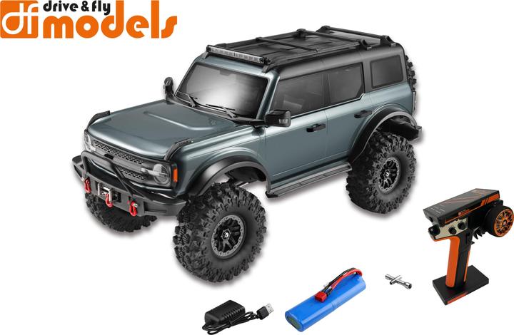 Produktbild DF-Models DF-4S Crawler Varant Grau 313 mm Scale - RTR (RTR Ready-to-Run)