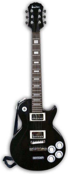 Image du produit Bontempi Guitare rock électrique noire (Allemand, Français, Italien, Anglais)