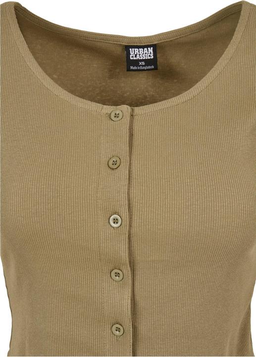 Immagine prodotto Urban Classics Maglietta da donna a costine con bottoni - 12114 (XXL)