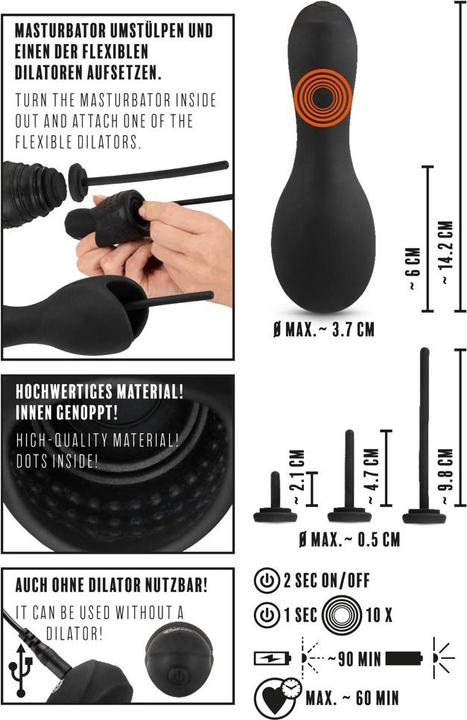 Actual product image Rebel Glans Masturbation w.3Di