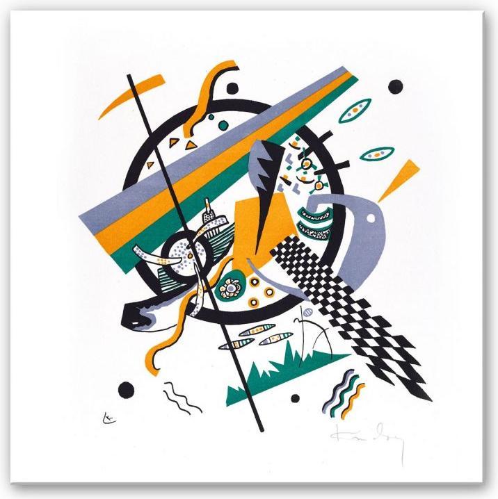 Immagine prodotto Trenddeko Kandinsky - Piccoli mondi 4 (30 x 30 cm)