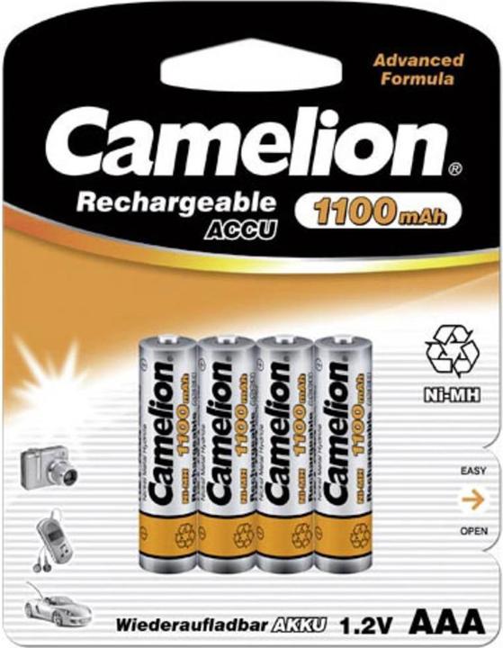 Immagine prodotto Camelion Ricaricabile Accu (4 pz., AAA, 1100 mAh)