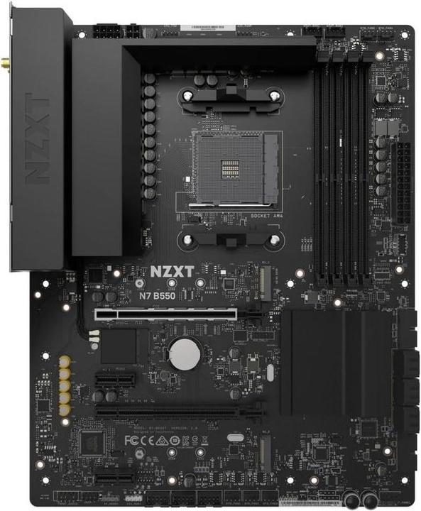 Produktbild NZXT N7 B550 Matte Black (AM4, AMD B550, ATX)