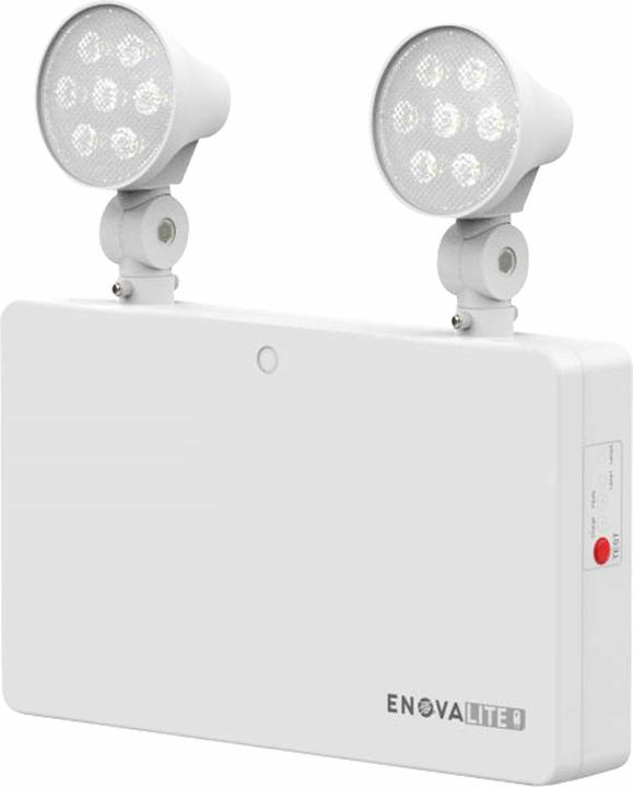 Image du produit Enovalite Luminaire de chemin de fuite à LED, 6 W, Twin Spot, montage mural
