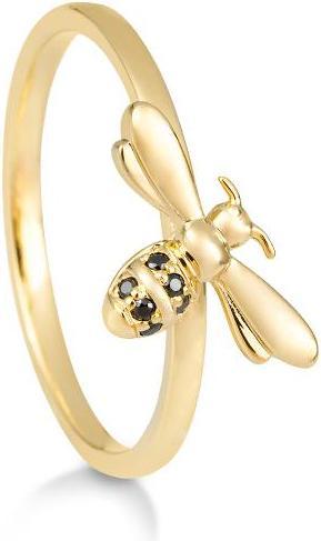 Immagine prodotto Breuning ANELLO - BRILLANTE 0,033 Ct. nero (58, 585/14 K Oro)