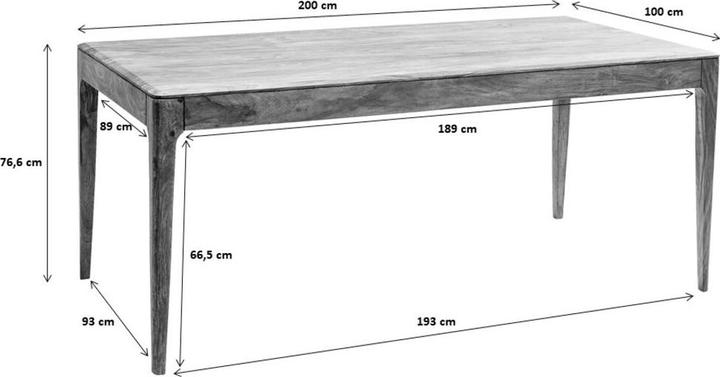 Produktbild Kare Design Brooklyn Walnut (200 x 100 x 75 cm)