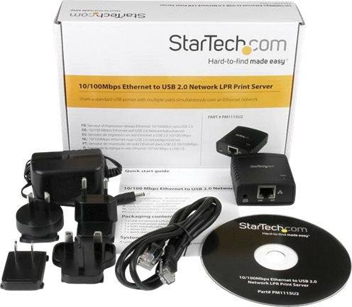 Actual product image StarTech USB Network Lpr Print Server