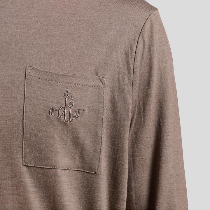 Produktbild Odlo T-shirt crew neck l/s MERINO 200 POCKET (XXL)