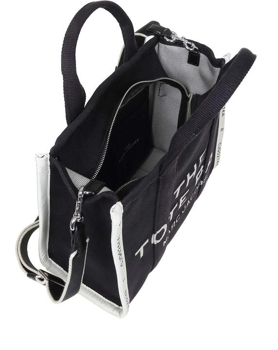 Actual product image Marc Jacobs the small tote in black jacquard