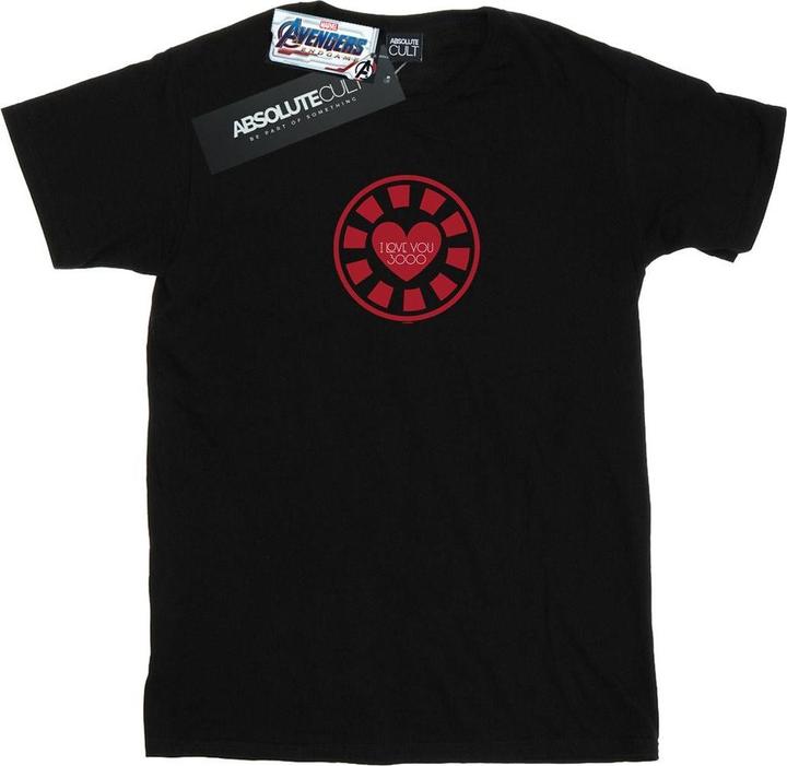 Image du produit - T-shirt AVENGERS ENDGAME LOVE YOU TONY STARK HEART - Femme (S)