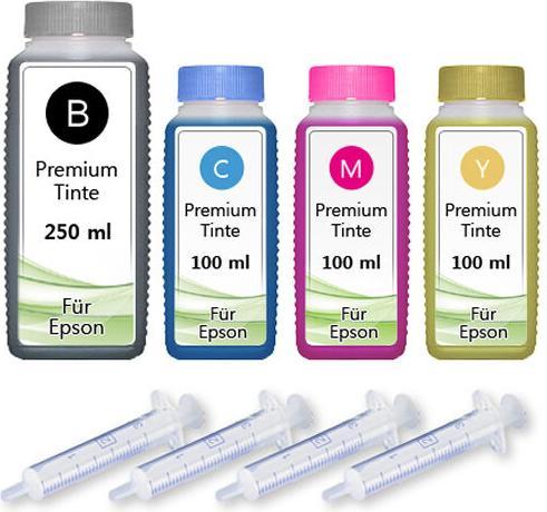 Produktbild Druckfuxx 550ml NACHFÜLL TINTE für EPSON Stylus SX620FW WF3540DTWF BX630FW SX425