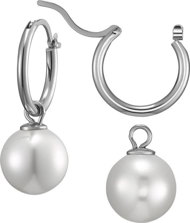 Actual product image Heideman Nikky polished silver colour (100% stainless steel)