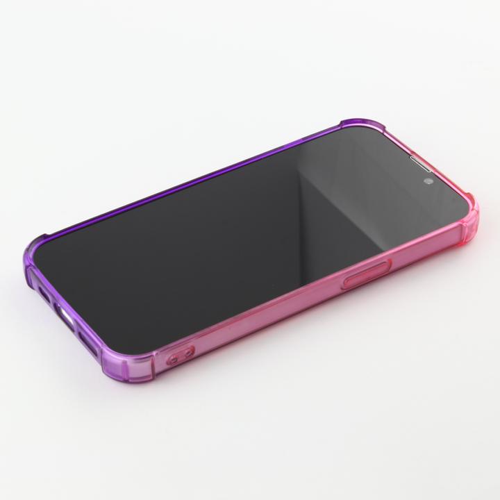 Produktbild PhoneLook Hülle Gummi Bumper Rainbow mit extra Schutz für Ecken Antischock rosa t (Apple iPhone 15 Pro Max)