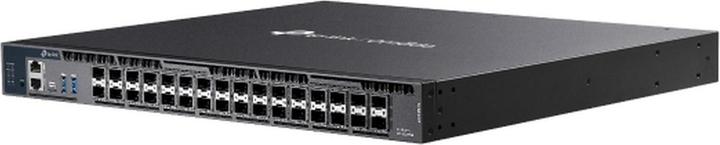 Produktbild TP-Link SX6632YF Omada 26-Port 10G stackable L3 managed Switch 26× 10G SFP+ 6× 25G SFP28 2x USB 3.0 (32 Ports)