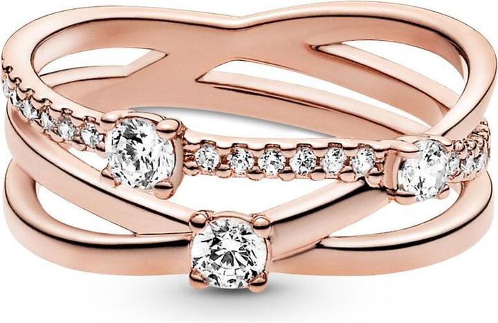 Produktbild Pandora Rose Sparkling Triple Band Ring (56)