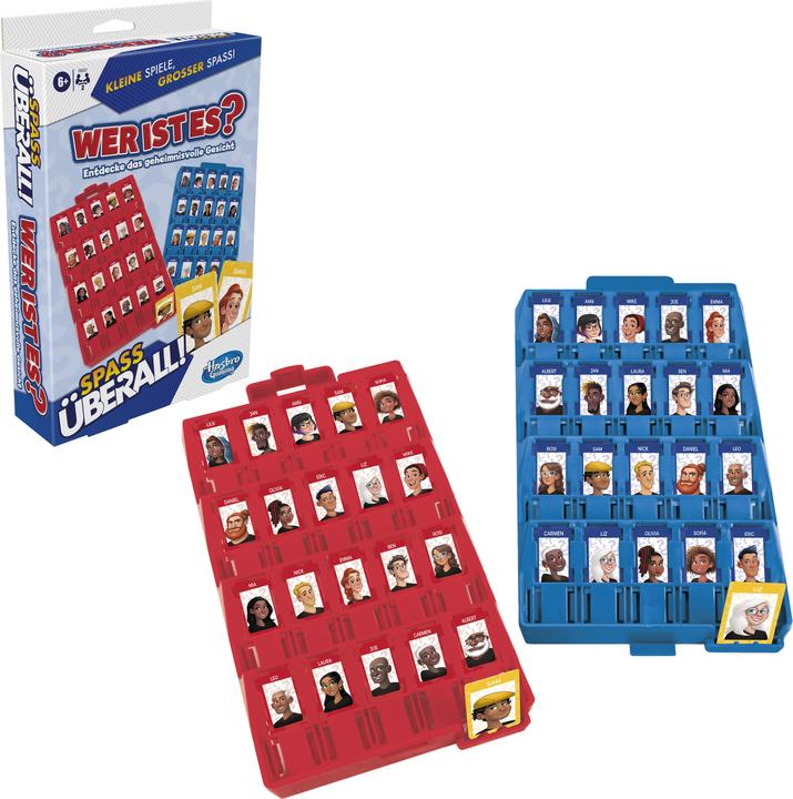Actual product image Hasbro Gaming Who is it? Compact (German)