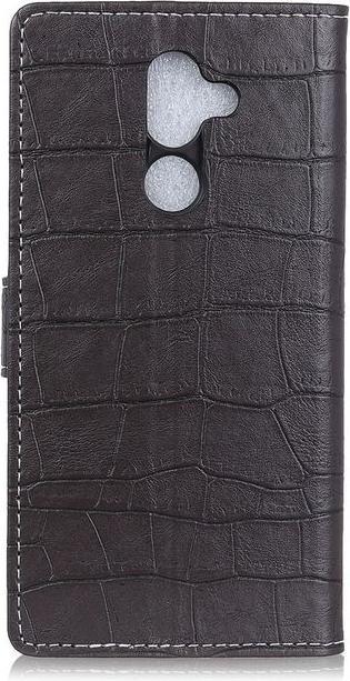 Produktbild MU Classic Leder Hülle mit Krokodiltextur (Alcatel 3x)