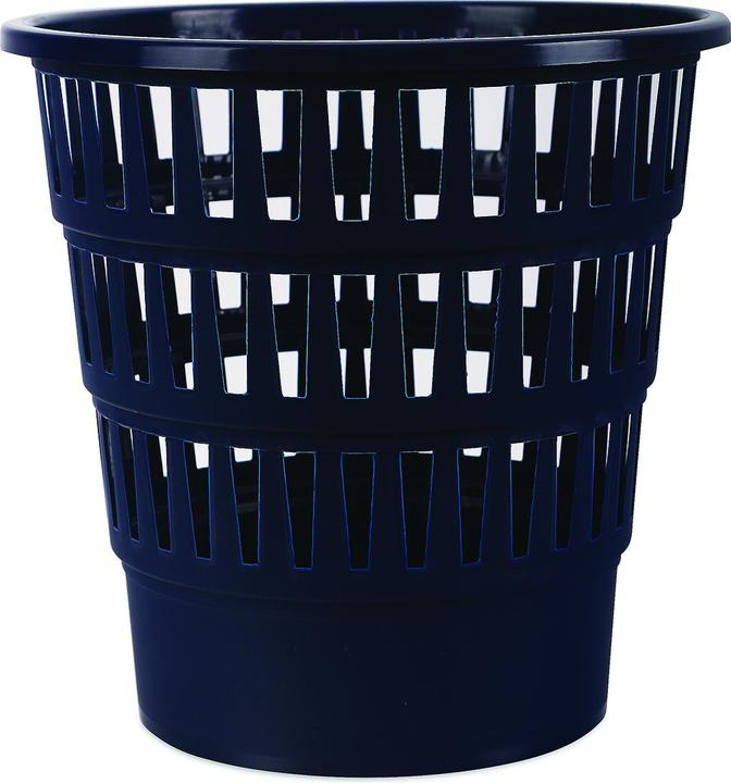 Actual product image Office Products Waste bin, mesh, 16l, navy blue (16 l)