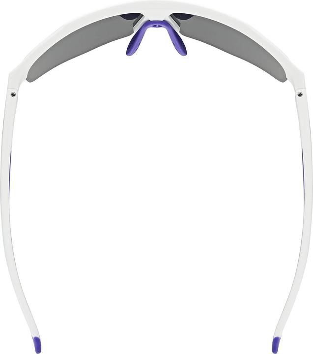 Actual product image Uvex Sports axos set (white matt (purple), Mirror Purple, Clear)