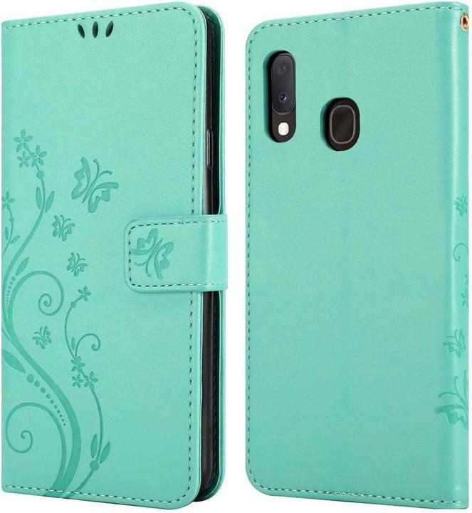Actual product image Cadorabo Flower Book Cover (Samsung Galaxy A10e)