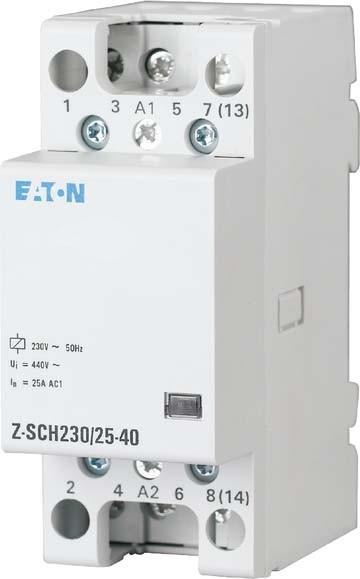 Produktbild Eaton Z-SCH230/40-31 Installationsschütz 230VAC 3S+1Ö 40A 248854
