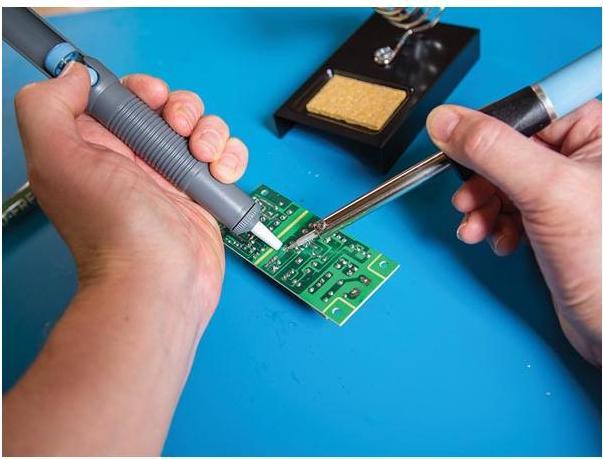 Actual product image Velleman Electrical soldering kit