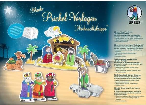 Actual product image Ursus Christmas cot template blank
