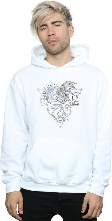 Immagine prodotto Thestral Line Art Felpa con Cappuccio Uomo (S)