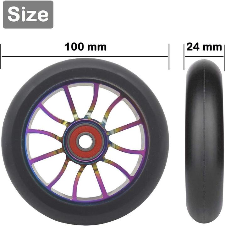 Immagine prodotto Aibiku Ruote di ricambio per scooter