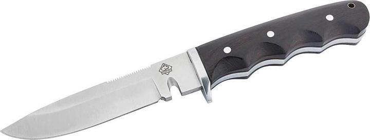 Produktbild PumaTec Puma TEC Gürtelmesser, Stahl AISI 440, Sandelholzschalen, Fangriemenöse, Lederscheide
