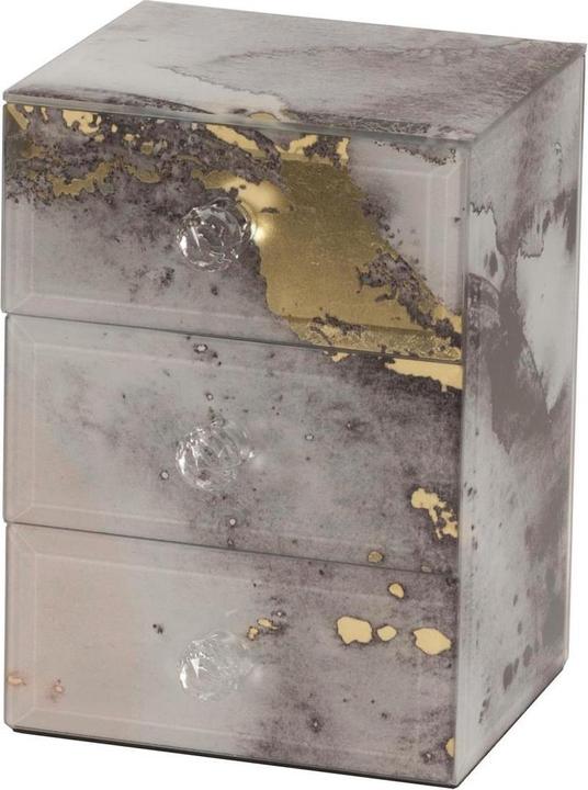 Actual product image JTI Glass jewellery box - Tasmin