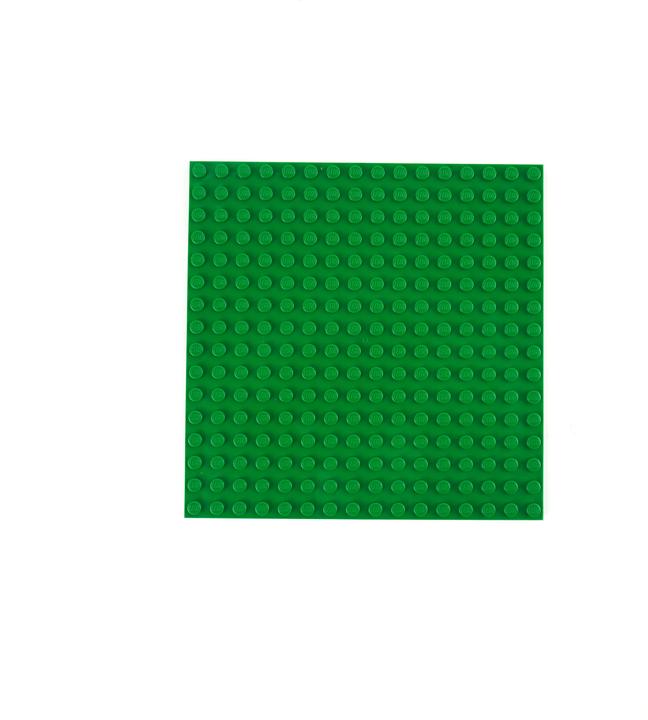 Productafbeelding LEGO 16x16 Bouwplaten donkergroen - Donkergroen bord 91405 NIEUW! Hoeveelheid 3x (91405, LEGO Accessoires)