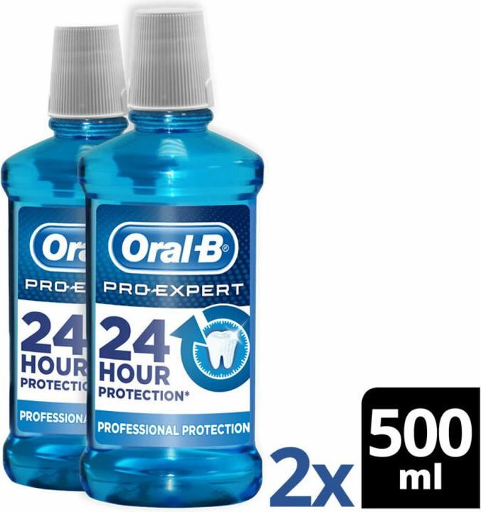 Image du produit Oral-B PRO-EXPERT PROTECCION PROFESIONAL COLUTORIO LOTE 2 x 500 ml (500 ml, Rince-bouche)