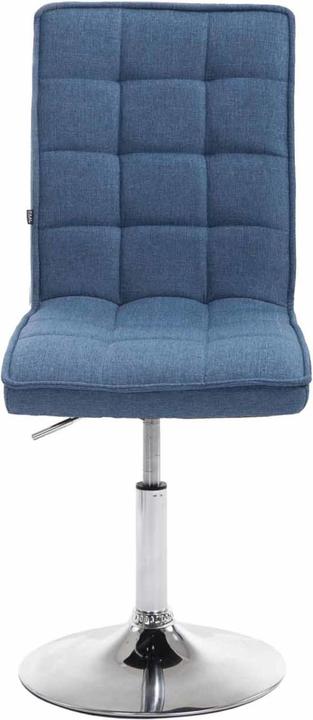 Actual product image Swisshandel24 Set of 2 Dining Chairs Peking V2 Fabric, Blue