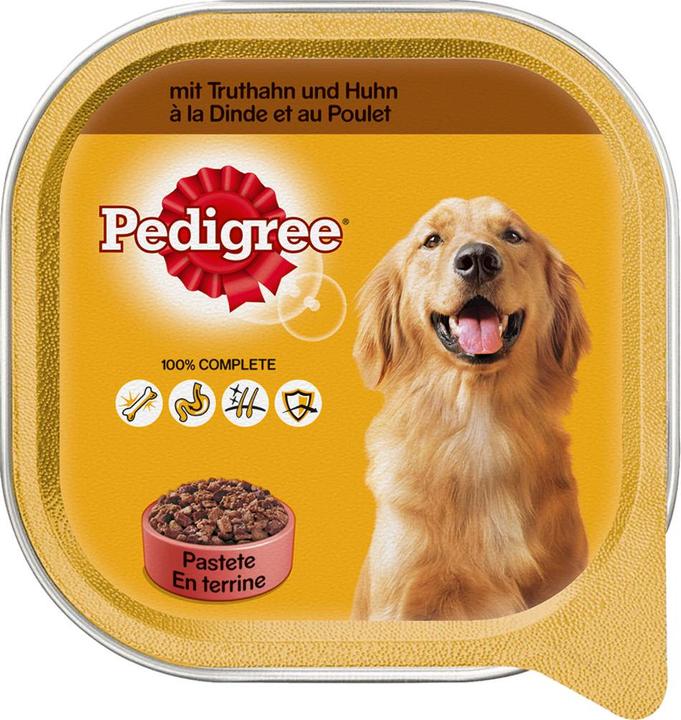 Image du produit Pedigree Adult en terrine avec de la dinde et du poulet en barquette (Adulte, 20 pcs, 6000 g)
