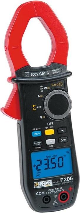 Actual product image Chauvin Arnoux Current clamp, hand multimeter di (CAT III 1000V, CAT IV 600V)