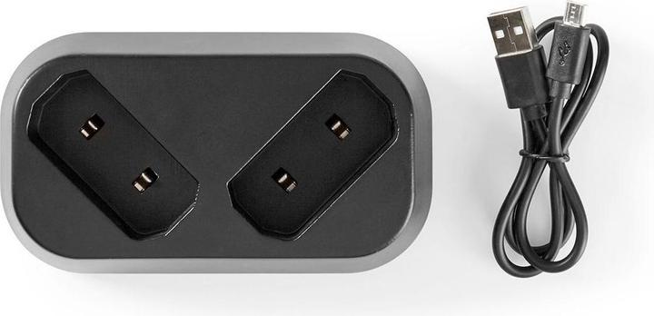 Image du produit Nedis Walkie-Talkie Charging Base - New Convient pour : Ventre et dos 2 Noir Noir