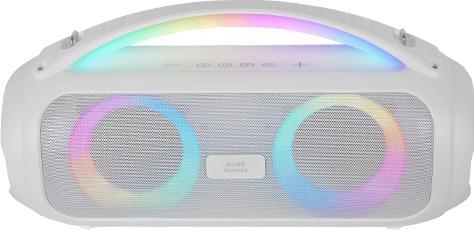 Immagine prodotto Mars Gaming Enceintes Nomade Bluetooth Ms-Pulse RGB (Bianco) (8 h, Corrente elettrica)