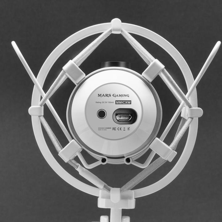 Image du produit Mars Gaming Microphone Sur Pied Mmicx Pro Studio (Blanc)