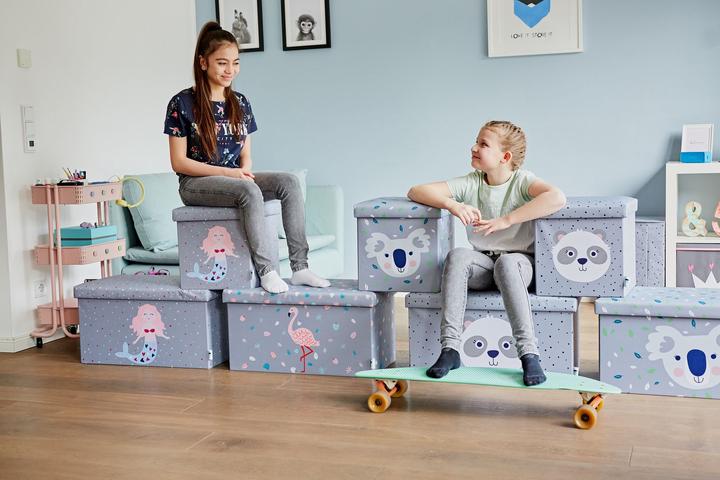 Actual product image Love it Store it Stool Happy Kids