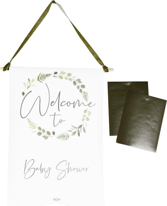 Produktbild Ginger Ray Willkommensplakat Baby Shower Botanique