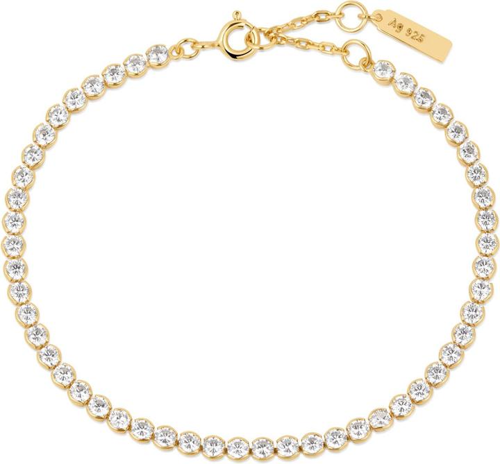 Actual product image Ania Haie Gold Row Bezel Set Bracelet (18.50 cm, Silver 925)