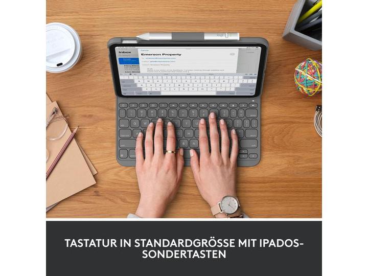 Actual product image Logitech SLIM FOLIO FOR IPAD (10TH GEN) (CH, iPad 10.9 (2022))
