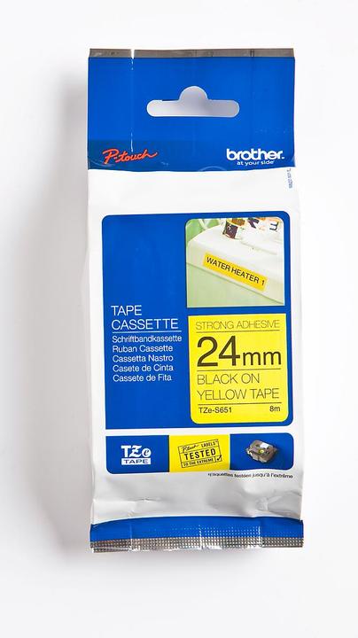 Produktbild Brother TZe-S651 (2.40 cm, Gelb)